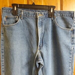 Carhartt / Duluth Jeans Lot (2) Men's 40×30 Relaxed Stretch Workwear Jeans Bundl